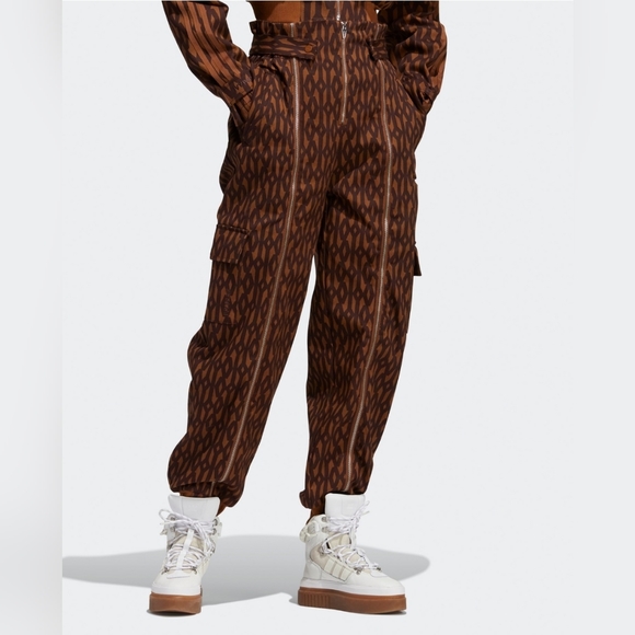 adidas x IVY PARK Tan Monogram Zip Track Pants - Picture 2 of 7